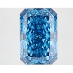 Diament laboratoryjny o barwie fantazyjnej radiant, 2.78ct, VVS2, Fancy Vivid Blue, IGI LG731538310