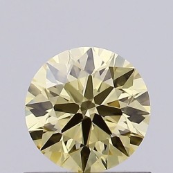 Diament laboratoryjny o barwie fantazyjnej szlif okrągły, 0.54ct, VVS2, Fancy Intense Yellow, IGI LG733582538