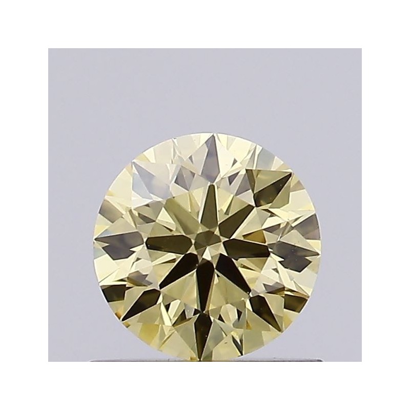 Diament laboratoryjny o barwie fantazyjnej szlif okrągły, 0.54ct, VVS2, Fancy Intense Yellow, IGI LG733582538