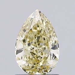 Diament laboratoryjny o barwie fantazyjnej szlif gruszkowy, 1.03ct, VVS2, Fancy Light Yellow, IGI LG739567367