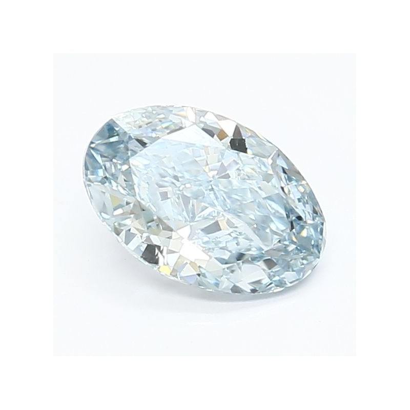 Diament laboratoryjny o barwie fantazyjnej szlif owalny, 1.31ct, VVS2, Fancy Intense Blue, IGI LG636483242