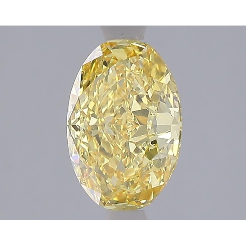 Diament laboratoryjny o barwie fantazyjnej szlif owalny, 1.58ct, VVS2, Fancy Vivid Yellow, IGI LG685514195