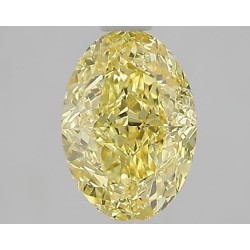 Diament laboratoryjny o barwie fantazyjnej szlif owalny, 1.51ct, VVS2, Fancy Intense Yellow, IGI LG700511471