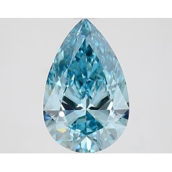 Diament laboratoryjny o barwie fantazyjnej szlif gruszkowy, 2.58ct, VVS2, Fancy Vivid Blue, IGI LG695502865