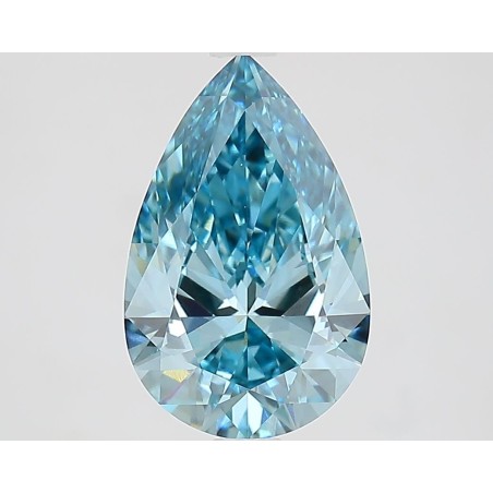 Diament laboratoryjny o barwie fantazyjnej szlif gruszkowy, 2.58ct, VVS2, Fancy Vivid Blue, IGI LG695502865