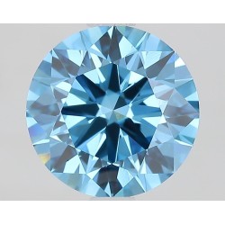 Diament laboratoryjny o barwie fantazyjnej szlif okrągły, 1.71ct, VVS2, Fancy Vivid Blue, IGI LG686501420
