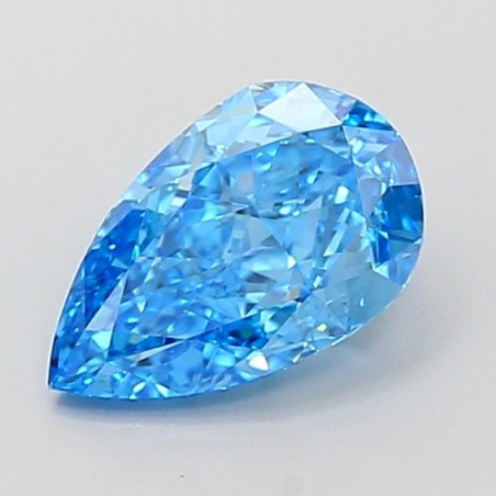 Diament laboratoryjny o barwie fantazyjnej szlif gruszkowy, 1.07ct, VVS2, Fancy Vivid Blue, IGI LG726533292