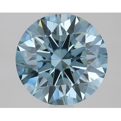 Diament laboratoryjny o barwie fantazyjnej szlif okrągły, 1.76ct, VVS2, Fancy Vivid Blue, IGI LG667436448