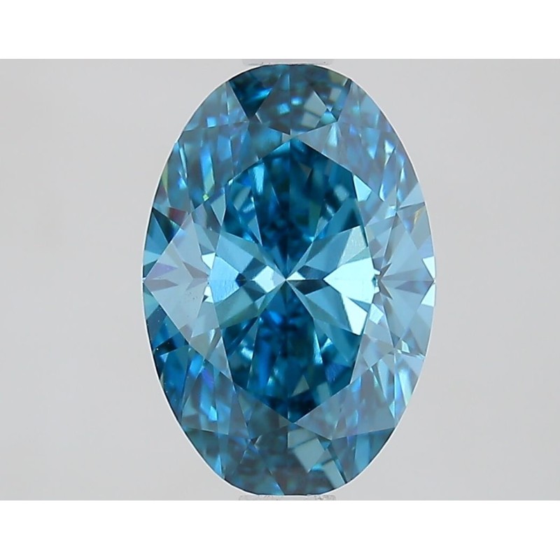 Diament laboratoryjny o barwie fantazyjnej szlif owalny, 1.71ct, VVS2, Fancy Vivid Blue, IGI LG722510331 Diament laboratoryjny o barwie fantazyjnej szlif owalny, 1.71ct, VVS2, Fancy Vivid Blue, IGI LG722510331
