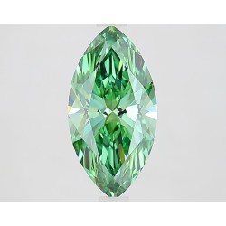 Diament laboratoryjny o barwie fantazyjnej markiza, 1.72ct, VVS2, Fancy Vivid Green, IGI LG733573315