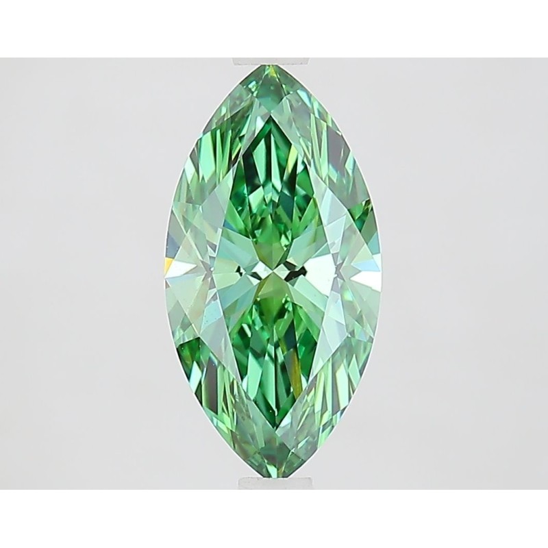 Diament laboratoryjny o barwie fantazyjnej markiza, 1.72ct, VVS2, Fancy Vivid Green, IGI LG733573315 Diament laboratoryjny o barwie fantazyjnej markiza, 1.72ct, VVS2, Fancy Vivid Green, IGI LG733573315