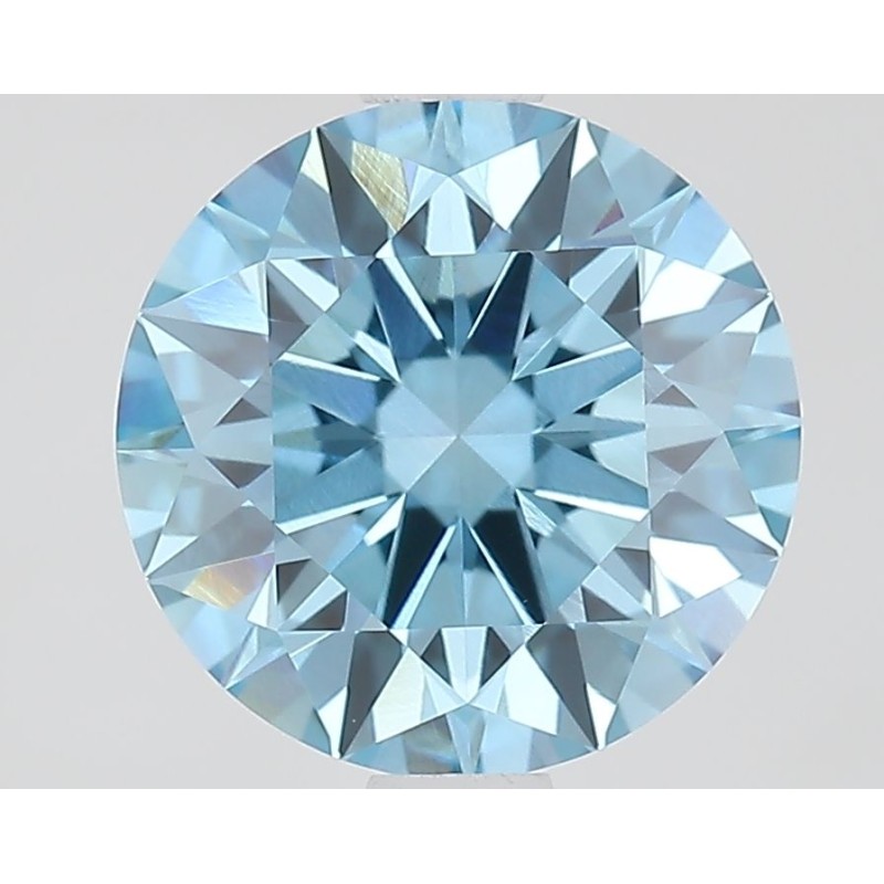 Diament laboratoryjny o barwie fantazyjnej szlif okrągły, 1.75ct, VVS2, Fancy Vivid Blue, IGI LG688519200 Diament laboratoryjny o barwie fantazyjnej szlif okrągły, 1.75ct, VVS2, Fancy Vivid Blue, IGI LG688519200