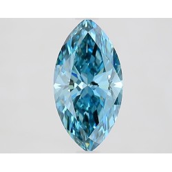 Diament laboratoryjny o barwie fantazyjnej markiza, 1.81ct, VVS2, Fancy Vivid Blue, IGI LG732559395