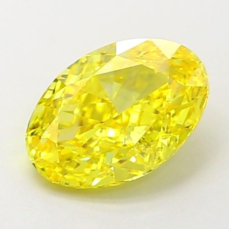 Diament laboratoryjny o barwie fantazyjnej szlif owalny, 1.02ct, VVS2, Fancy Vivid Yellow, IGI LG700503067