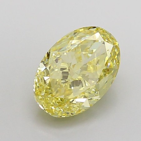 Diament laboratoryjny o barwie fantazyjnej szlif owalny, 2.01ct, VVS2, Fancy Intense Yellow, IGI LG732572515