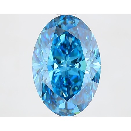 Diament laboratoryjny o barwie fantazyjnej szlif owalny, 2.56ct, VVS2, Fancy Vivid Blue, IGI LG739506284