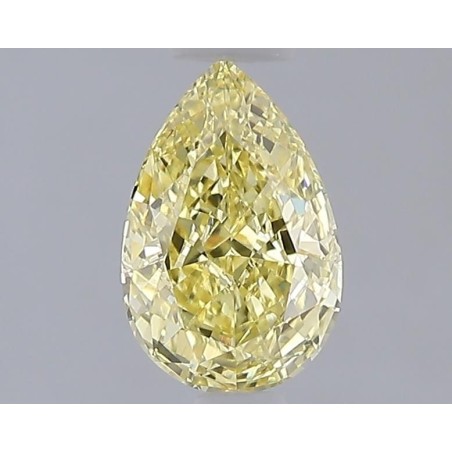 Diament laboratoryjny o barwie fantazyjnej szlif gruszkowy, 1.02ct, VVS2, Fancy Vivid Yellow, IGI LG692567636