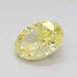 Diament laboratoryjny o barwie fantazyjnej szlif owalny, 1.05ct, VVS2, Fancy Yellow, IGI LG728568584