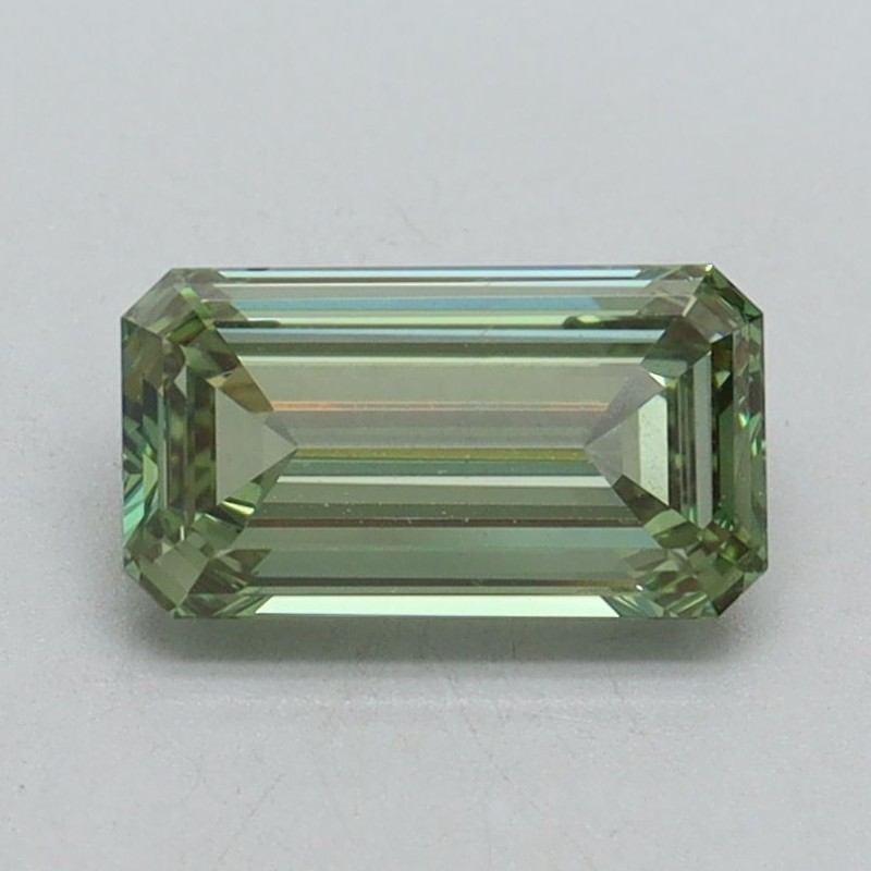 Diament laboratoryjny o barwie fantazyjnej szlif szmaragdowy, 1.04ct, VVS2, Fancy Intense Green, IGI LG611366536 Diament laboratoryjny o barwie fantazyjnej szlif szmaragdowy, 1.04ct, VVS2, Fancy Intense Green, IGI LG611366536