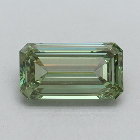 Diament laboratoryjny o barwie fantazyjnej szlif szmaragdowy, 1.04ct, VVS2, Fancy Intense Green, IGI LG611366536