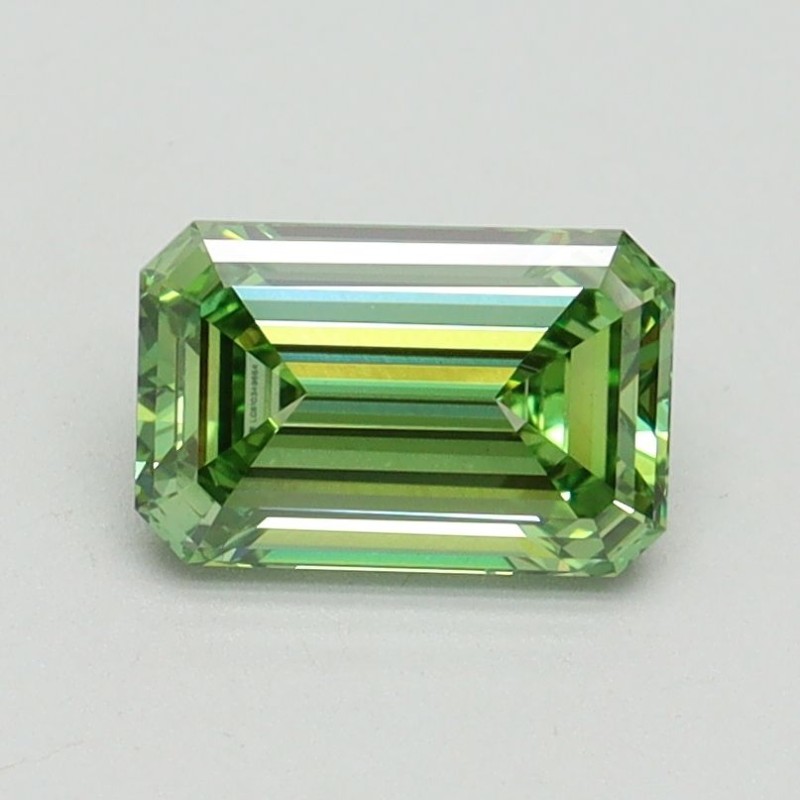 Diament laboratoryjny o barwie fantazyjnej szlif szmaragdowy, 1.04ct, VVS2, Fancy Vivid Green, IGI LG610349664 Diament laboratoryjny o barwie fantazyjnej szlif szmaragdowy, 1.04ct, VVS2, Fancy Vivid Green, IGI LG610349664