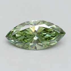 Diament laboratoryjny o barwie fantazyjnej markiza, 1.05ct, VVS2, Fancy Vivid Green, IGI LG614338743