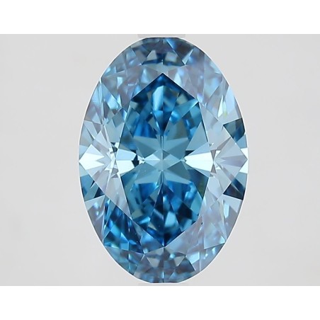 Diament laboratoryjny o barwie fantazyjnej szlif owalny, 2.56ct, VVS2, Fancy Vivid Blue, IGI LG732550462