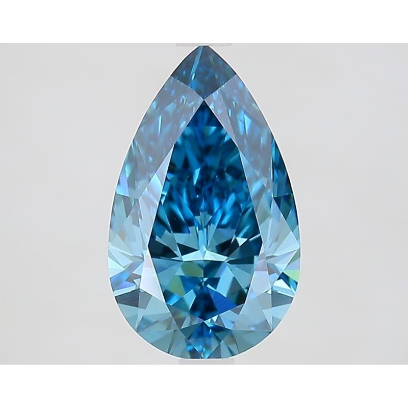 Diament laboratoryjny o barwie fantazyjnej szlif gruszkowy, 2.58ct, VVS2, Fancy Vivid Blue, IGI LG737530339 Diament laboratoryjny o barwie fantazyjnej szlif gruszkowy, 2.58ct, VVS2, Fancy Vivid Blue, IGI LG737530339