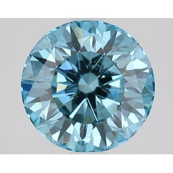 Diament laboratoryjny o barwie fantazyjnej szlif okrągły, 2.53ct, VVS2, Fancy Vivid Blue, IGI LG652471098