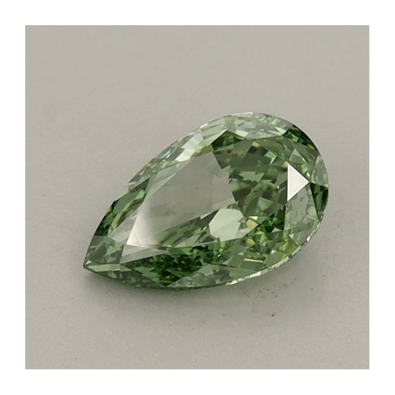 Diament laboratoryjny o barwie fantazyjnej szlif gruszkowy, 0.68ct, VVS1, Fancy Vivid Green, IGI LG733551398 Diament laboratoryjny o barwie fantazyjnej szlif gruszkowy, 0.68ct, VVS1, Fancy Vivid Green, IGI LG733551398
