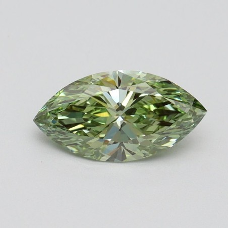 Diament laboratoryjny o barwie fantazyjnej markiza, 1.02ct, VVS2, Fancy Vivid Green, IGI LG614315009