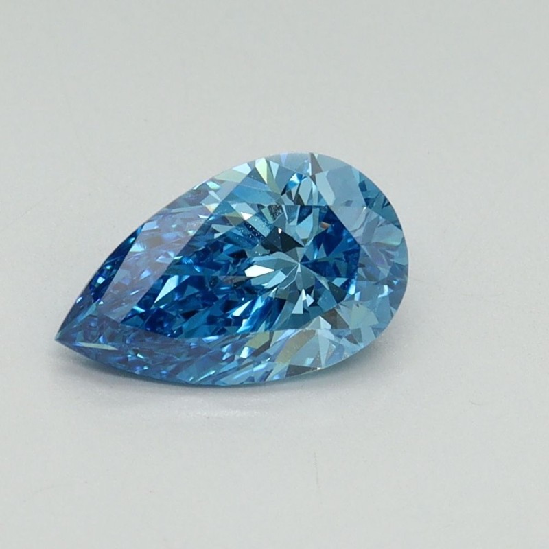 Diament laboratoryjny o barwie fantazyjnej szlif gruszkowy, 1.03ct, VVS2, Fancy Vivid Blue, IGI LG705511601 Diament laboratoryjny o barwie fantazyjnej szlif gruszkowy, 1.03ct, VVS2, Fancy Vivid Blue, IGI LG705511601