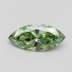 Diament laboratoryjny o barwie fantazyjnej markiza, 1.02ct, VVS2, Fancy Vivid Green, IGI LG611371271