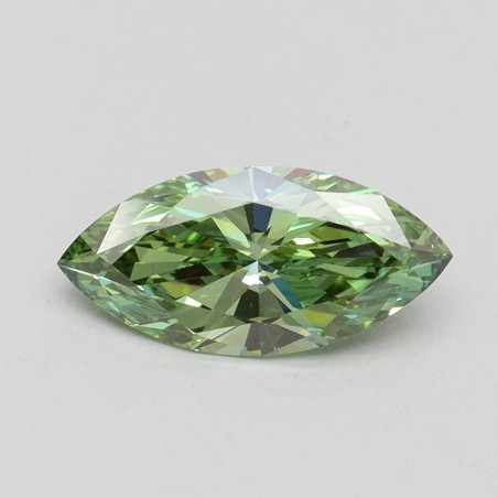 Diament laboratoryjny o barwie fantazyjnej markiza, 1.02ct, VVS2, Fancy Vivid Green, IGI LG611371271