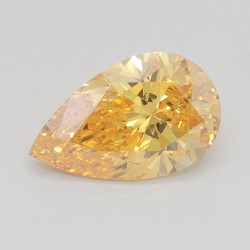 Diament laboratoryjny o barwie fantazyjnej szlif gruszkowy, 1.16ct, VVS2, Fancy Vivid Yellow, IGI LG623415212