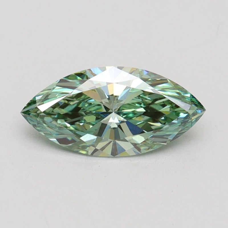 Diament laboratoryjny o barwie fantazyjnej markiza, 1.04ct, VVS2, Fancy Vivid Green, IGI LG611389014 Diament laboratoryjny o barwie fantazyjnej markiza, 1.04ct, VVS2, Fancy Vivid Green, IGI LG611389014