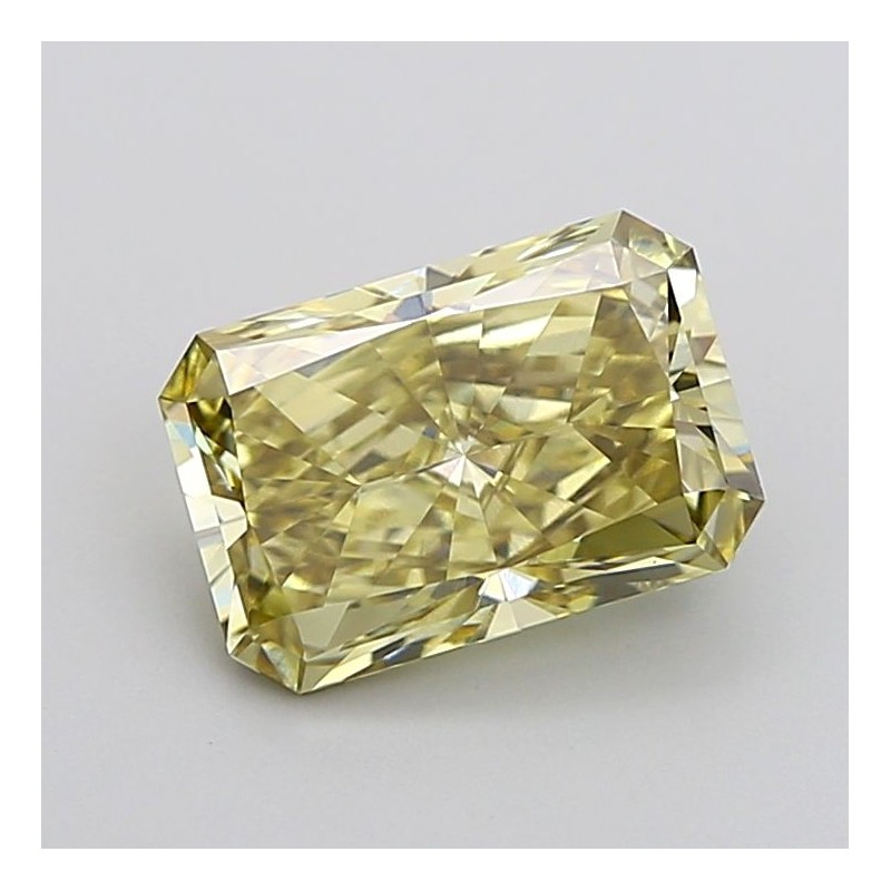 Diament laboratoryjny o barwie fantazyjnej radiant, 2.5ct, VVS2, Fancy Gray Yellow, IGI LG732572508 Diament laboratoryjny o barwie fantazyjnej radiant, 2.5ct, VVS2, Fancy Gray Yellow, IGI LG732572508
