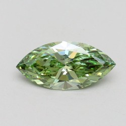 Diament laboratoryjny o barwie fantazyjnej markiza, 1.04ct, VVS2, Fancy Vivid Green, IGI LG611371273
