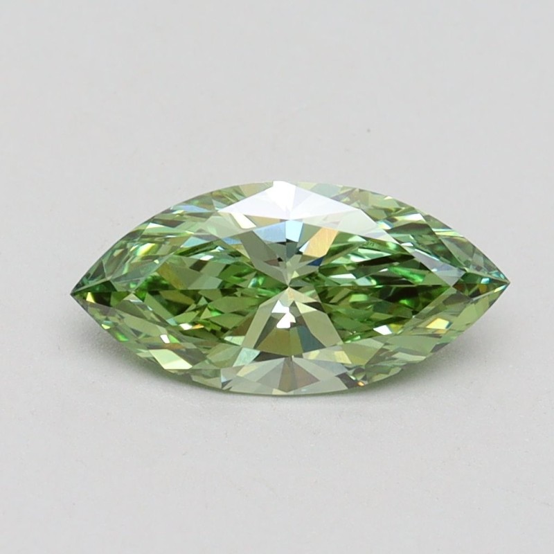 Diament laboratoryjny o barwie fantazyjnej markiza, 1.04ct, VVS2, Fancy Vivid Green, IGI LG611371273 Diament laboratoryjny o barwie fantazyjnej markiza, 1.04ct, VVS2, Fancy Vivid Green, IGI LG611371273