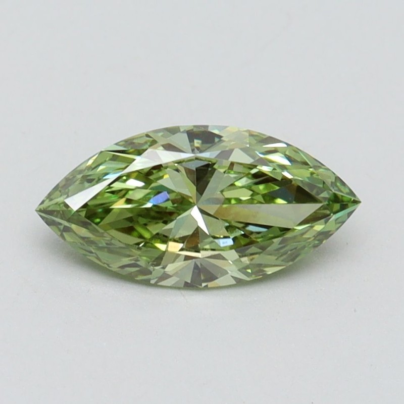 Diament laboratoryjny o barwie fantazyjnej markiza, 1.01ct, VVS2, Fancy Vivid Green, IGI LG610345072 Diament laboratoryjny o barwie fantazyjnej markiza, 1.01ct, VVS2, Fancy Vivid Green, IGI LG610345072