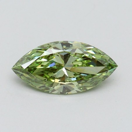 Diament laboratoryjny o barwie fantazyjnej markiza, 1.01ct, VVS2, Fancy Vivid Green, IGI LG610345072