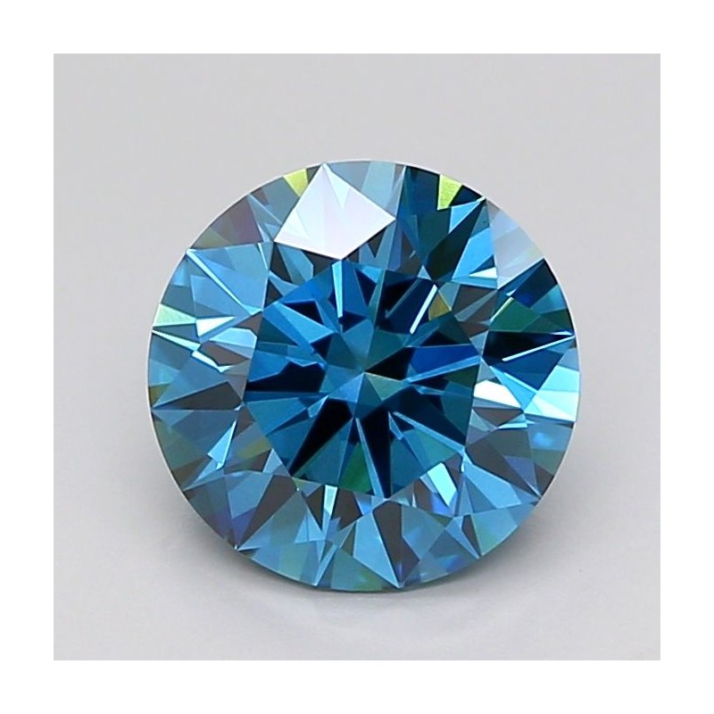 Diament laboratoryjny o barwie fantazyjnej szlif okrągły, 1.91ct, VVS2, Fancy Vivid Blue, IGI LG729574015 Diament laboratoryjny o barwie fantazyjnej szlif okrągły, 1.91ct, VVS2, Fancy Vivid Blue, IGI LG729574015