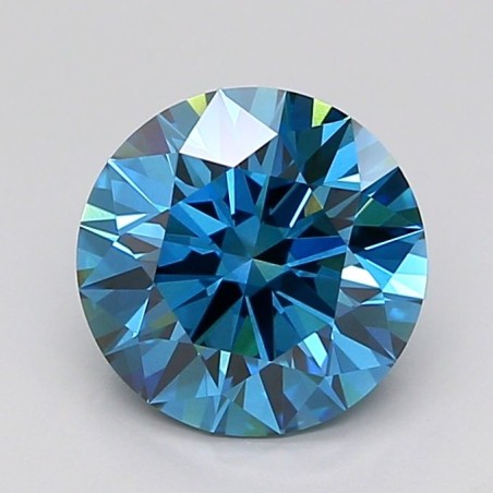 Diament laboratoryjny o barwie fantazyjnej szlif okrągły, 1.91ct, VVS2, Fancy Vivid Blue, IGI LG729574015