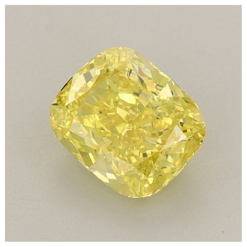 Diament laboratoryjny o barwie fantazyjnej szlif poduszkowy brylantowy, 1.29ct, VVS2, Fancy Vivid Yellow, IGI 631444022 Diament laboratoryjny o barwie fantazyjnej szlif poduszkowy brylantowy, 1.29ct, VVS2, Fancy Vivid Yellow, IGI 631444022