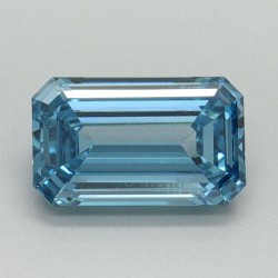 Diament laboratoryjny o barwie fantazyjnej szlif szmaragdowy, 1.05ct, VVS2, Fancy Vivid Blue, IGI LG656481384