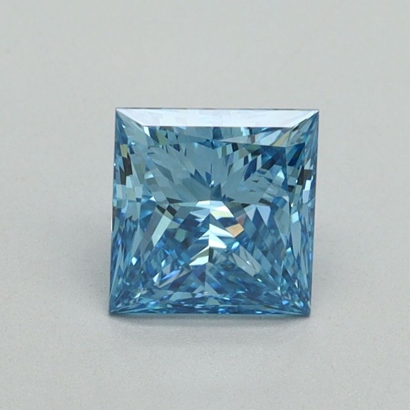 Diament laboratoryjny o barwie fantazyjnej szlif princess, 1.03ct, VVS2, Fancy Vivid Blue, IGI LG645458866 Diament laboratoryjny o barwie fantazyjnej szlif princess, 1.03ct, VVS2, Fancy Vivid Blue, IGI LG645458866