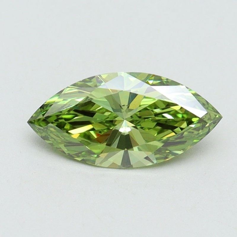 Diament laboratoryjny o barwie fantazyjnej markiza, 1.04ct, VVS2, Fancy Vivid Green, IGI LG611371256 Diament laboratoryjny o barwie fantazyjnej markiza, 1.04ct, VVS2, Fancy Vivid Green, IGI LG611371256