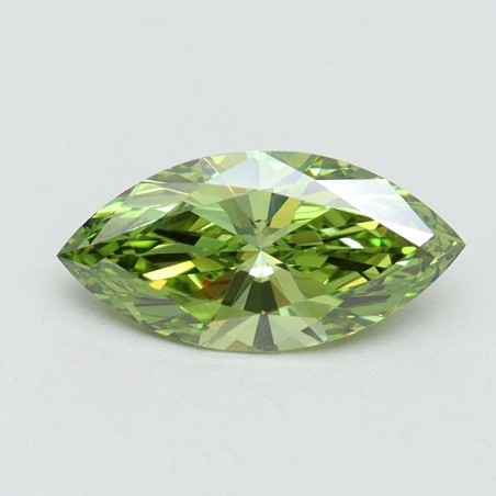 Diament laboratoryjny o barwie fantazyjnej markiza, 1.04ct, VVS2, Fancy Vivid Green, IGI LG611371256