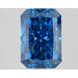 Diament laboratoryjny o barwie fantazyjnej radiant, 2.62ct, VVS2, Fancy Vivid Blue, IGI LG731595066