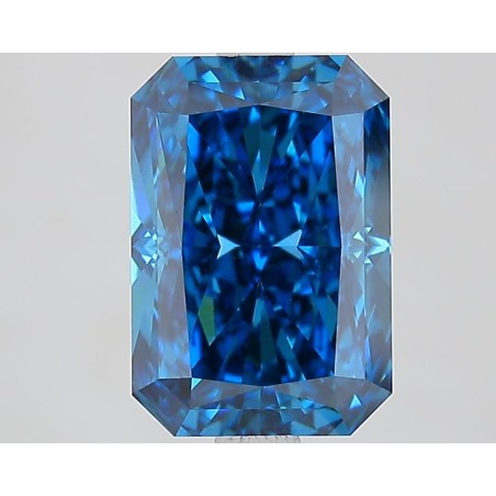 Diament laboratoryjny o barwie fantazyjnej radiant, 2.62ct, VVS2, Fancy Vivid Blue, IGI LG731595066